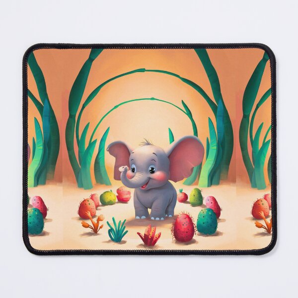 Item preview, Cute Elephant. Little elephant, colorful elephant, elephant drawing designed and sold by ElephantVibes.