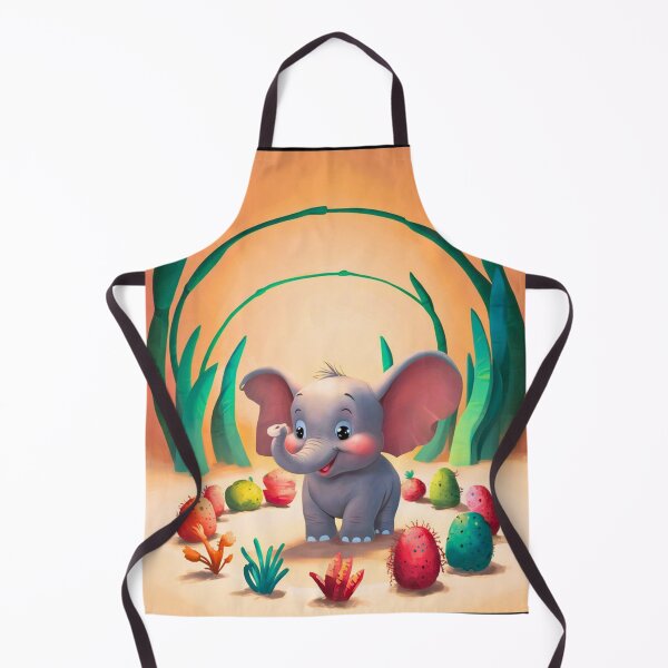 Item preview, Cute Elephant. Little elephant, colorful elephant, elephant drawing designed and sold by ElephantVibes.