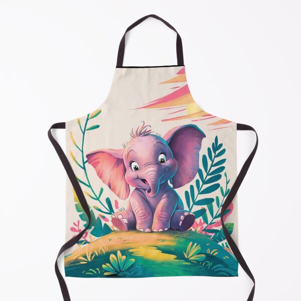Item preview, Cute Elephant. Little elephant, colorful elephant, elephant drawing designed and sold by ElephantVibes.