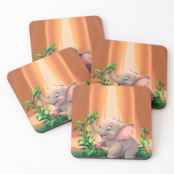 Item preview, Cute Elephant. Little elephant, colorful elephant, elephant drawing designed and sold by ElephantVibes.