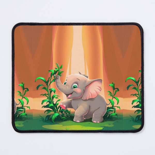 Item preview, Cute Elephant. Little elephant, colorful elephant, elephant drawing designed and sold by ElephantVibes.