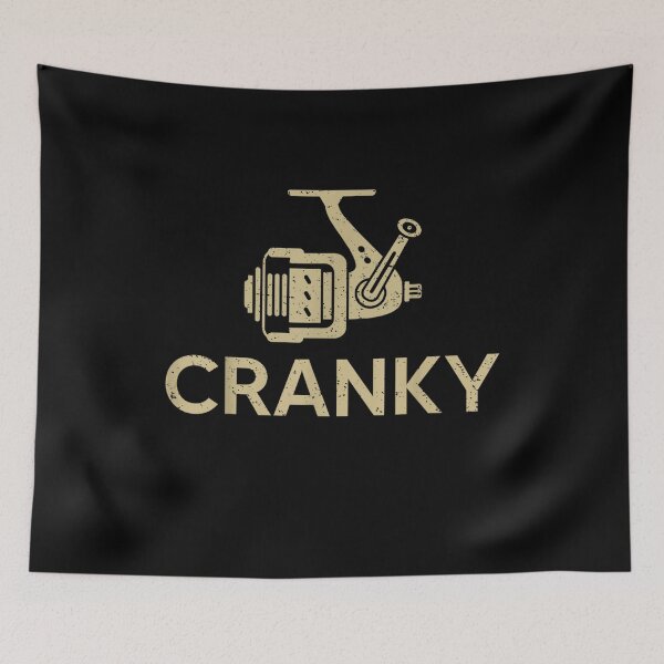 Item preview, Cranky Fishing Reel designed and sold by VerdePlantTees.