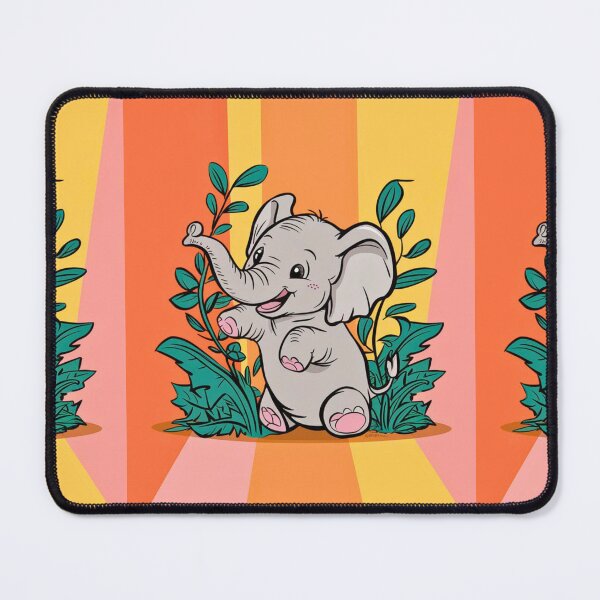 Item preview, Cute Elephant. Little elephant, colorful elephant, elephant drawing designed and sold by ElephantVibes.