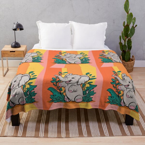 Item preview, Cute Elephant. Little elephant, colorful elephant, elephant drawing designed and sold by ElephantVibes.