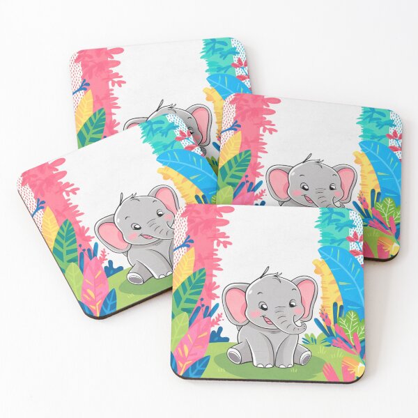 Item preview, Cute Elephant. Little elephant, colorful elephant, elephant drawing designed and sold by ElephantVibes.