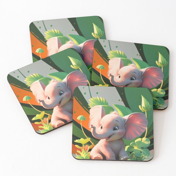 Item preview, Cute Elephant. Little elephant, colorful elephant, elephant drawing designed and sold by ElephantVibes.