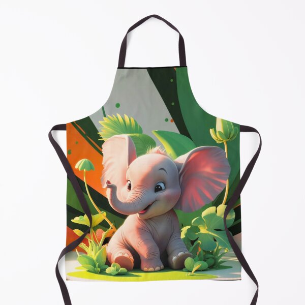 Item preview, Cute Elephant. Little elephant, colorful elephant, elephant drawing designed and sold by ElephantVibes.