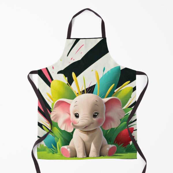 Item preview, Cute Elephant. Little elephant, colorful elephant, elephant drawing designed and sold by ElephantVibes.