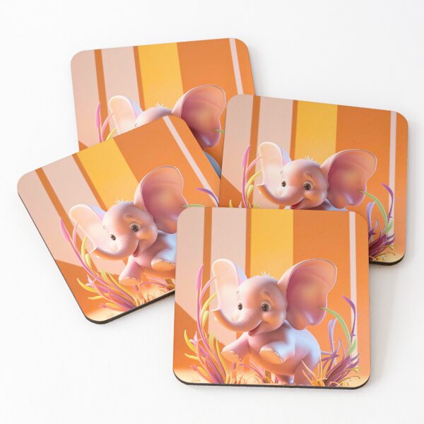 Item preview, Cute Elephant. Little elephant, colorful elephant, elephant drawing designed and sold by ElephantVibes.