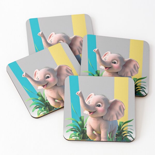 Item preview, Cute Elephant. Little elephant, colorful elephant, elephant drawing designed and sold by ElephantVibes.