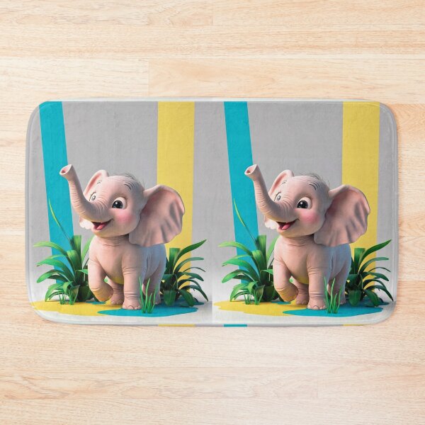Item preview, Cute Elephant. Little elephant, colorful elephant, elephant drawing designed and sold by ElephantVibes.
