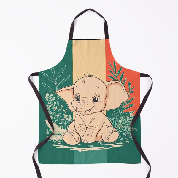 Item preview, Cute Elephant. Little elephant, colorful elephant, elephant drawing designed and sold by ElephantVibes.