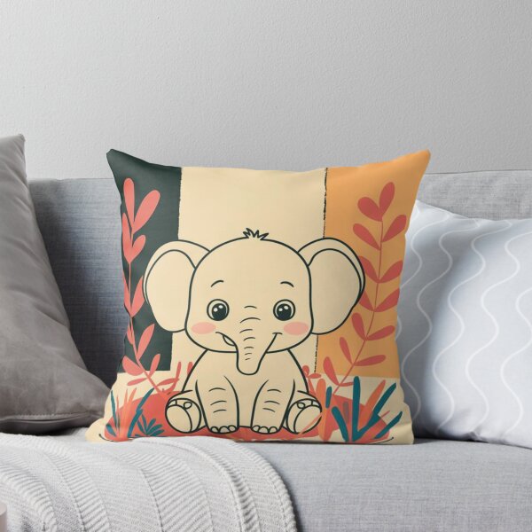 Item preview, Cute Elephant. Little elephant, colorful elephant, elephant drawing designed and sold by ElephantVibes.