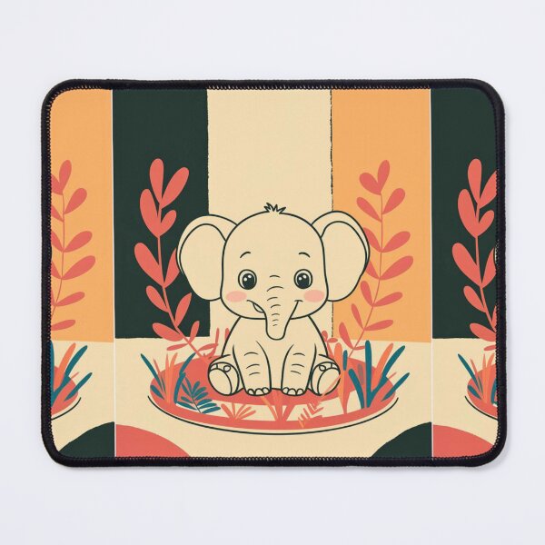 Item preview, Cute Elephant. Little elephant, colorful elephant, elephant drawing designed and sold by ElephantVibes.
