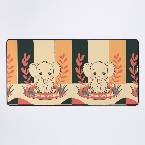Item preview, Cute Elephant. Little elephant, colorful elephant, elephant drawing designed and sold by ElephantVibes.