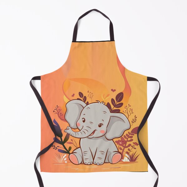 Item preview, Cute Elephant. Little elephant, colorful elephant, elephant drawing designed and sold by ElephantVibes.