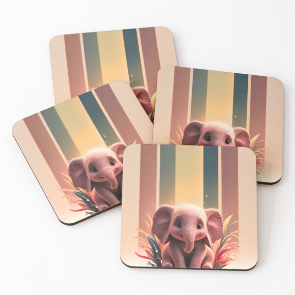Item preview, Cute Elephant. Little elephant, colorful elephant, elephant drawing designed and sold by ElephantVibes.