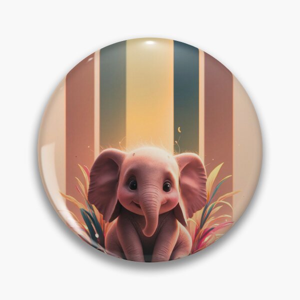 Item preview, Cute Elephant. Little elephant, colorful elephant, elephant drawing designed and sold by ElephantVibes.