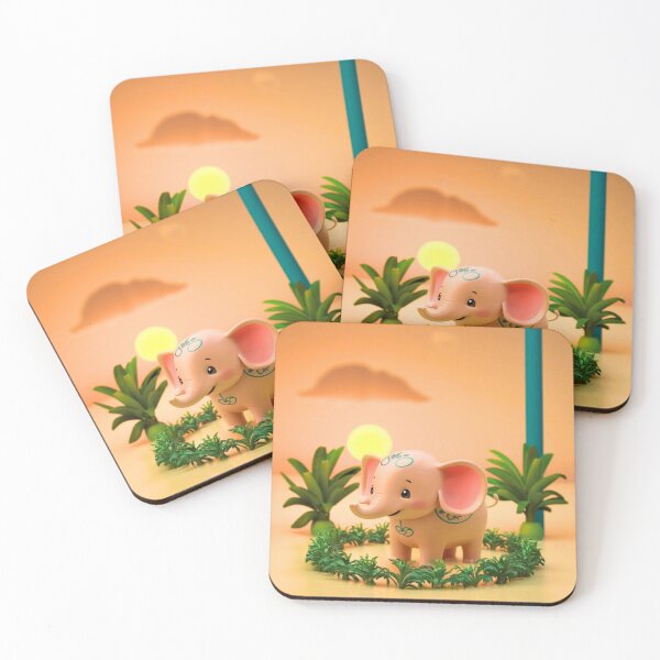 Item preview, Cute Elephant. Little elephant, colorful elephant, elephant drawing designed and sold by ElephantVibes.