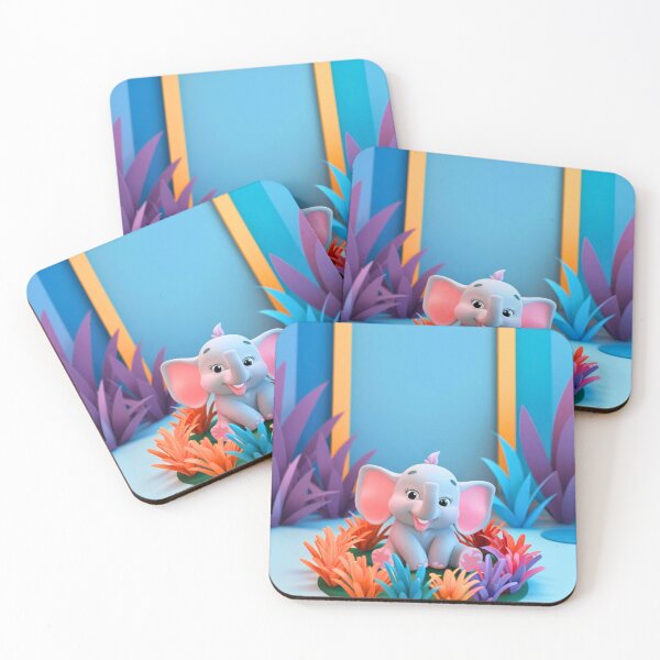 Item preview, Cute Elephant. Little elephant, colorful elephant, elephant drawing designed and sold by ElephantVibes.