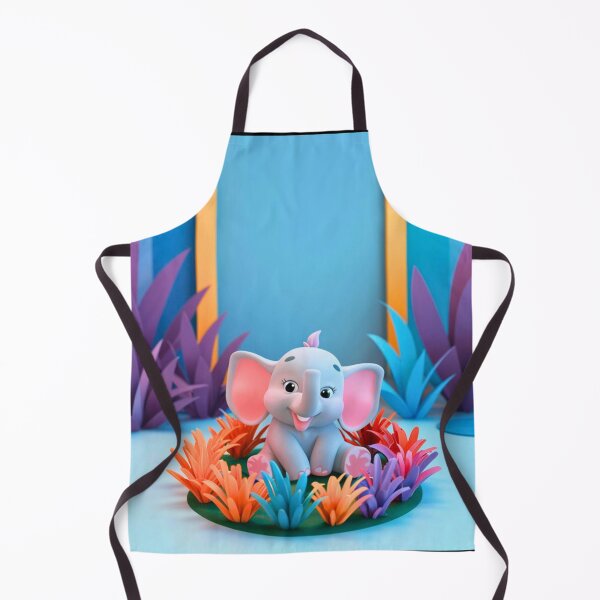 Item preview, Cute Elephant. Little elephant, colorful elephant, elephant drawing designed and sold by ElephantVibes.