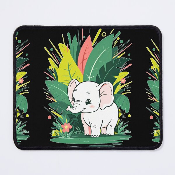 Item preview, Cute Elephant. Little elephant, colorful elephant, elephant drawing designed and sold by ElephantVibes.