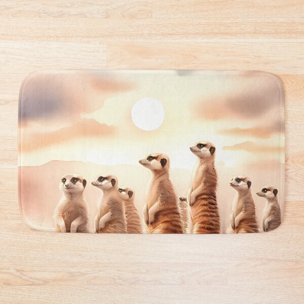 Item preview, Group of meerkats standing designed and sold by RubisLeaf.