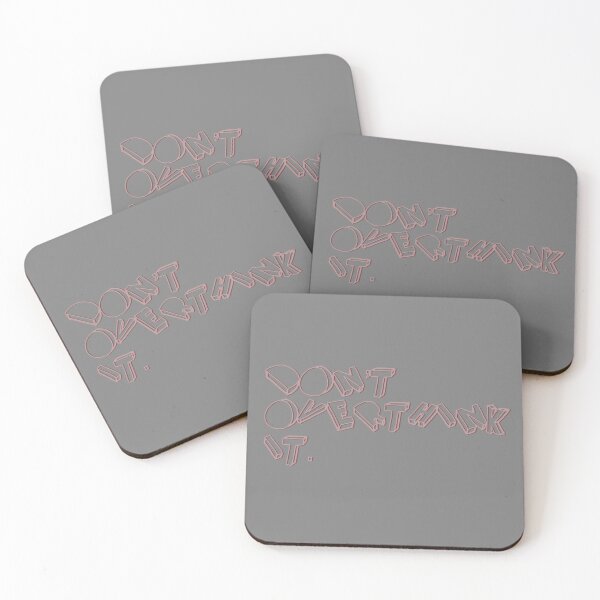 Item preview, Don’t overthink it sign, quote designed and sold by ZTZ Create.