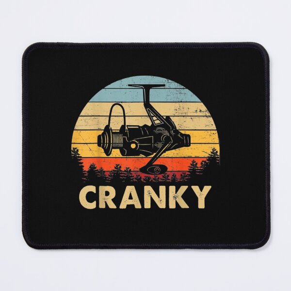Item preview, Cranky Fishing Reel Vintage Sunset designed and sold by VerdePlantTees.