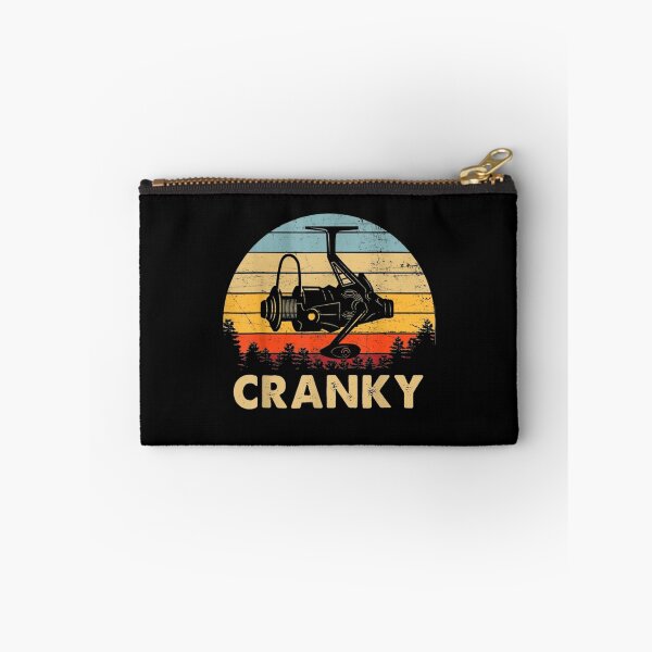 Item preview, Cranky Fishing Reel Vintage Sunset designed and sold by VerdePlantTees.