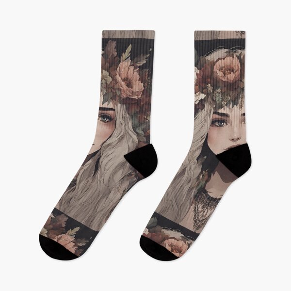 Item preview,  A Fusion of Beauty and Floral Adornments designed and sold by Emilyprintart.