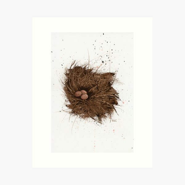 Item preview, Wren Nest, house wren nest with eggs, nest with eggs designed and sold by Lisa Cantrell.
