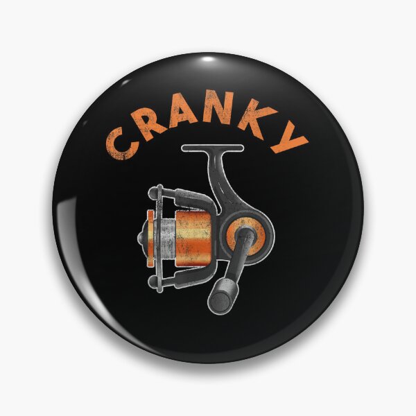 Item preview, Cranky Fishing Reel designed and sold by VerdePlantTees.