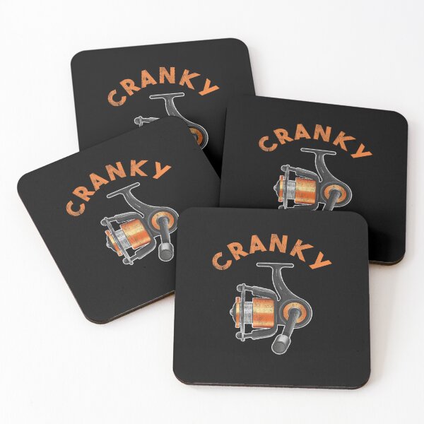 Item preview, Cranky Fishing Reel designed and sold by VerdePlantTees.
