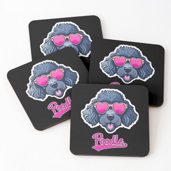 Item preview, Poodle in Heart Shaped Sunglasses designed and sold by KellysComColors.