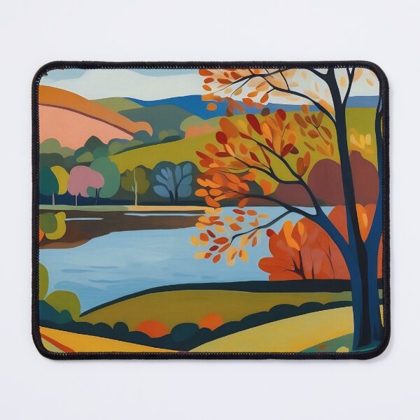 Item preview, Autumn Symphony at Lakeside designed and sold by ArtComixHaven.