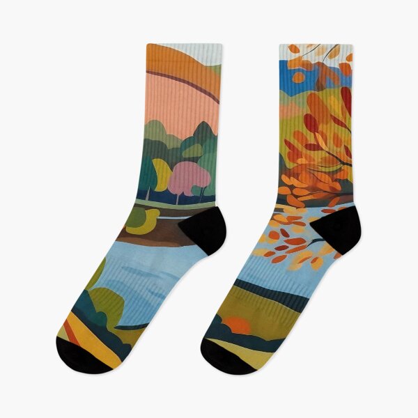 Item preview, Autumn Symphony at Lakeside designed and sold by ArtComixHaven.