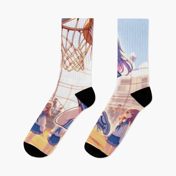 Item preview, Cute Cool Anime girl playing basketball, Pretty girl dribbling, Beautiful sports professional female basketballer at tournament jump shooting (SGVisionary) designed and sold by SGVisionary.