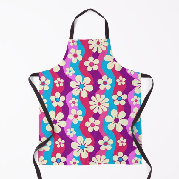 Item preview, Retro Florals - Pink and Purple designed and sold by Graphic Daisy.