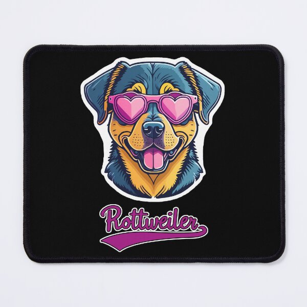 Item preview, Rottweiler in Heart Shaped Sunglasses designed and sold by KellysComColors.