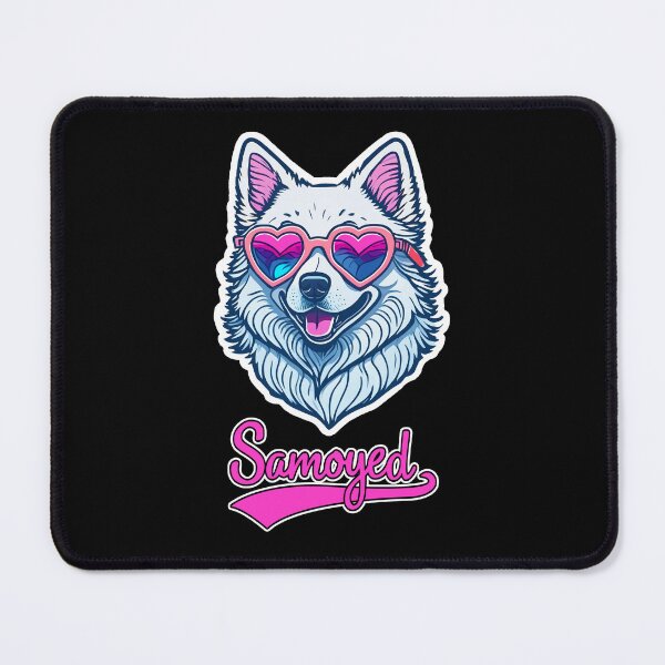 Item preview, Samoyed in Heart Shaped Sunglasses designed and sold by KellysComColors.