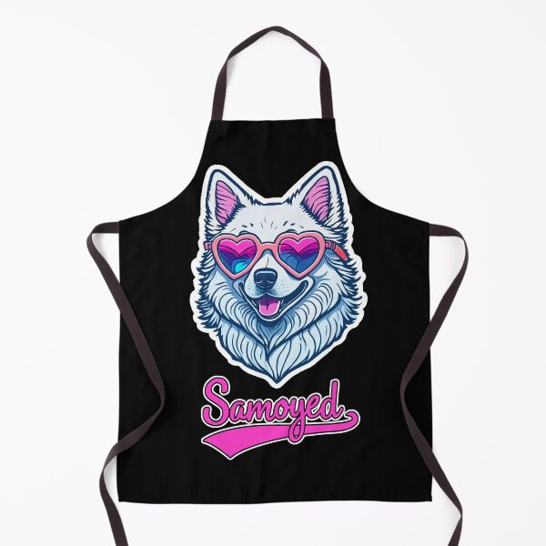 Item preview, Samoyed in Heart Shaped Sunglasses designed and sold by KellysComColors.