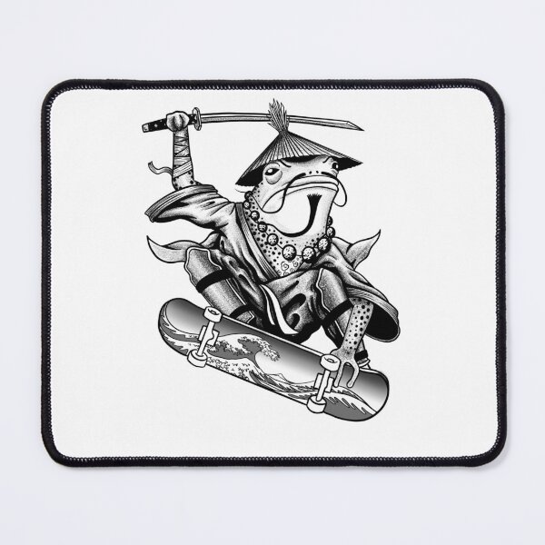 Item preview, Samurai frog designed and sold by ZKTATZ.