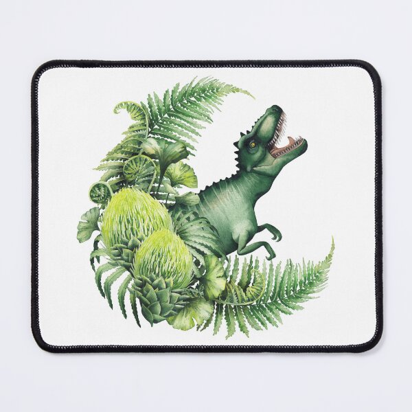Item preview, Watercolor crescent shaped wreath with dinosaur designed and sold by Ekaterina Glazkova.