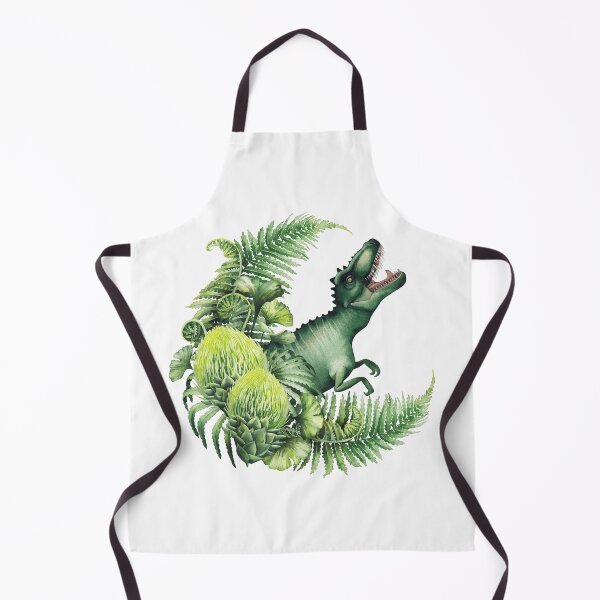 Item preview, Watercolor crescent shaped wreath with dinosaur designed and sold by Ekaterina Glazkova.