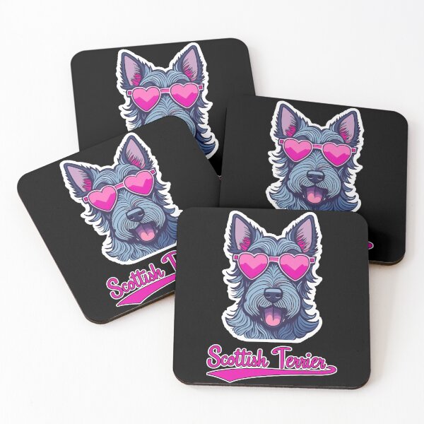 Item preview, Scottish Terrier in Heart Shaped Sunglasses designed and sold by KellysComColors.
