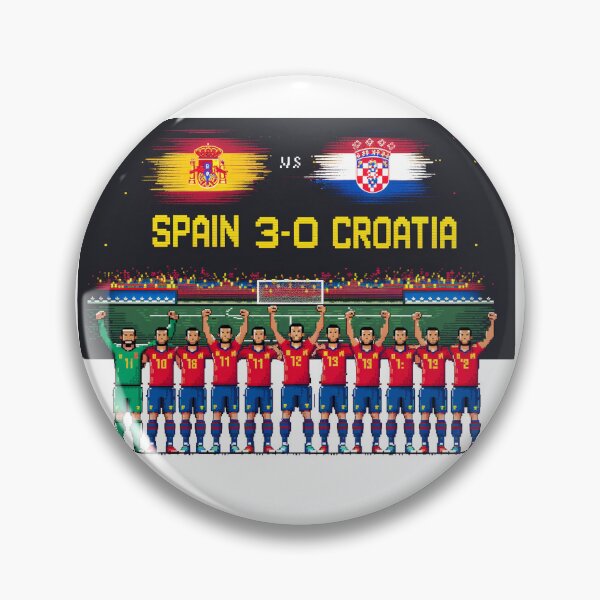 Item preview, Pixel Art T-Shirt Celebrating Spain's Victory designed and sold by Designfordream.