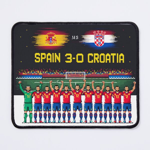 Item preview, Pixel Art T-Shirt Celebrating Spain's Victory designed and sold by Designfordream.