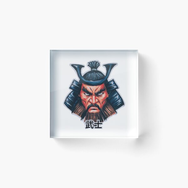 Item preview, Face of a samurai warrior designed and sold by rick8888.