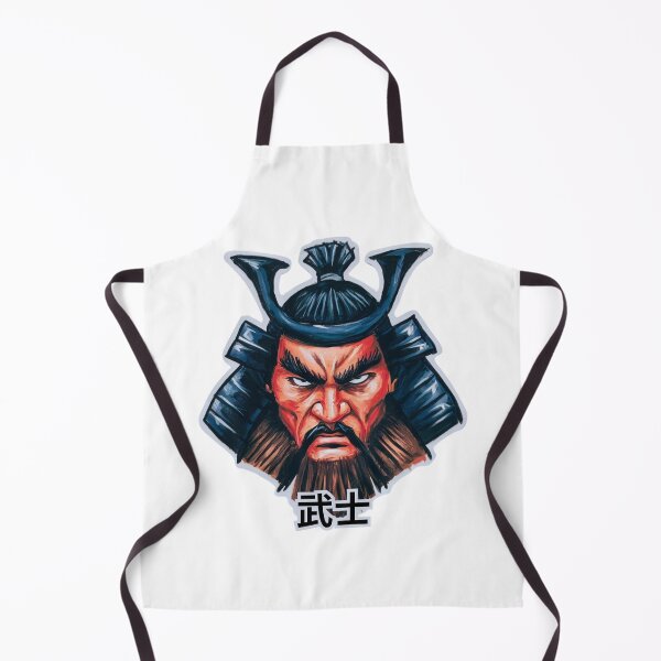 Item preview, Face of a samurai warrior designed and sold by rick8888.